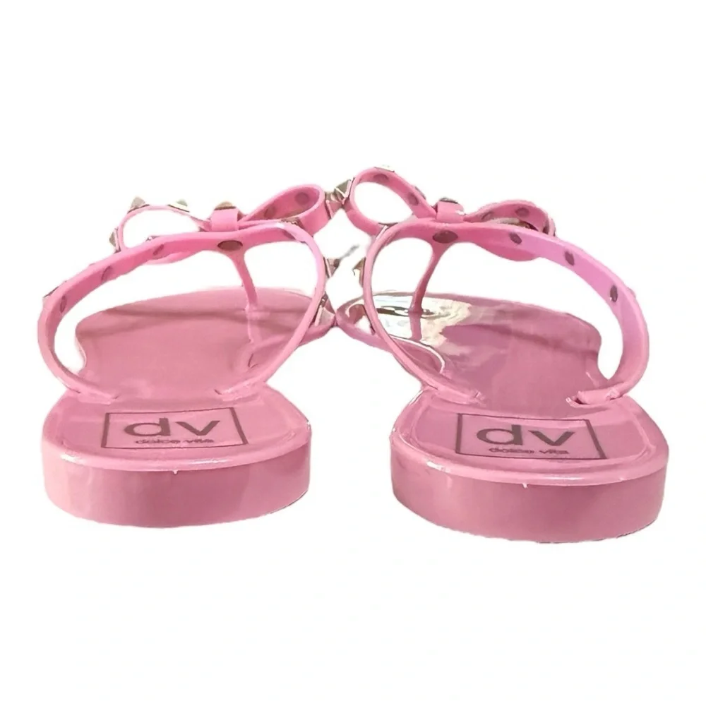 DV Dolce Vita Sunkissed Jelly Sandals Light Pink Size 9 NIB